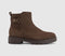 Womens TOMS Astrid Ankle Boots Oak Brown Suede - OFFCUTS SHOES by OFFICE