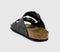 Mens OFFICE Sully Double Buckle Footbed Sandals Black