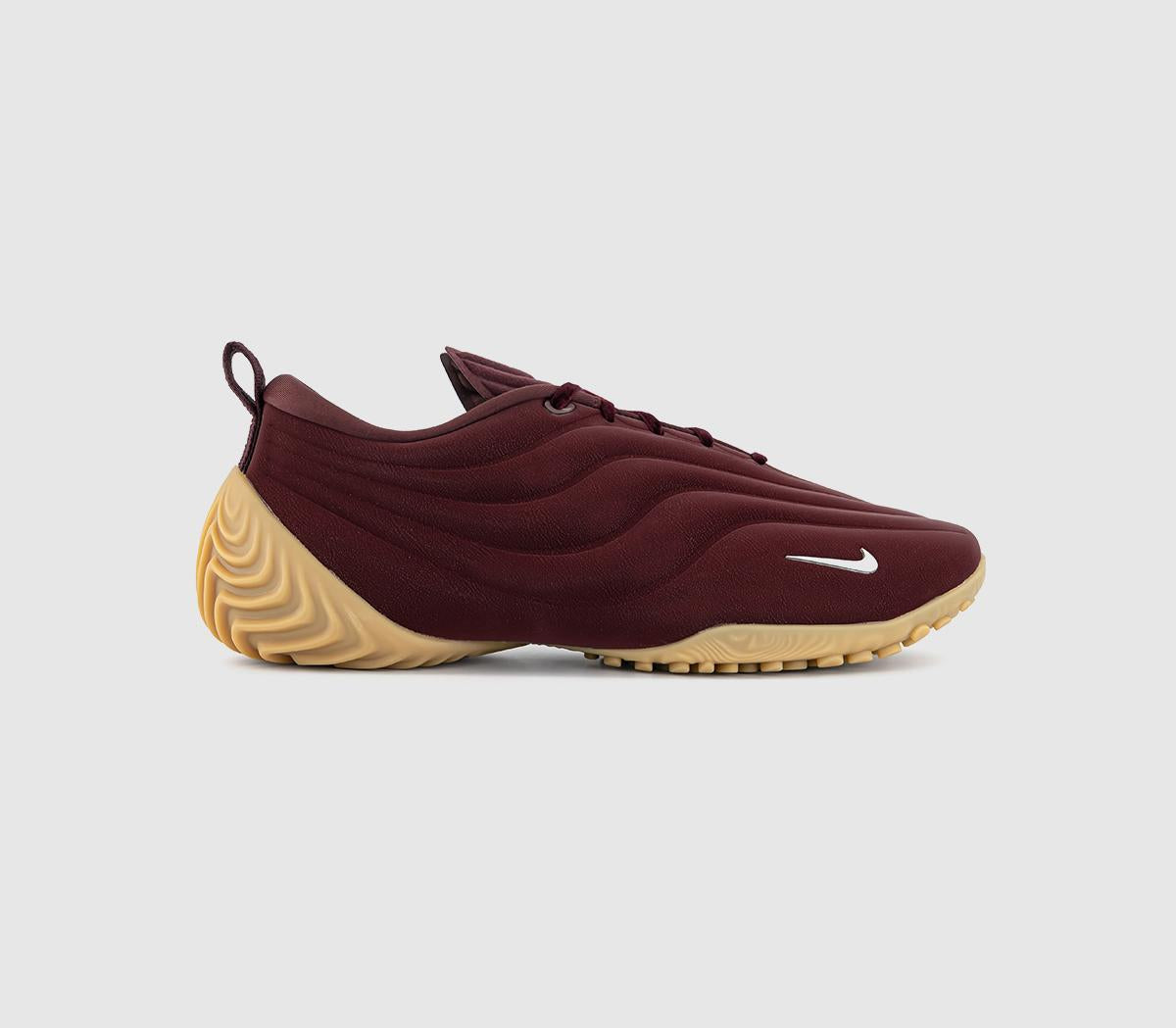 Nike Astra Ultra Trainers Burgundy Crush Metallic Silver Gum Light Brown