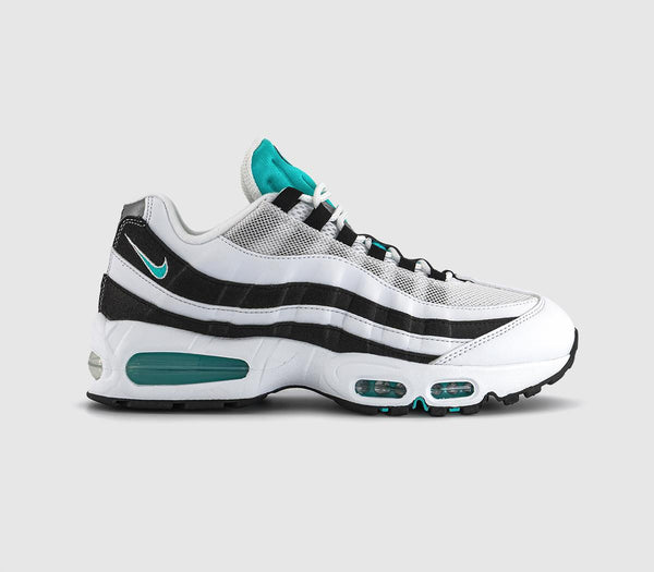  Nike Air Max 95 Og White Hyper Jade Black Metallic Silver Uk Size 6 Eu40