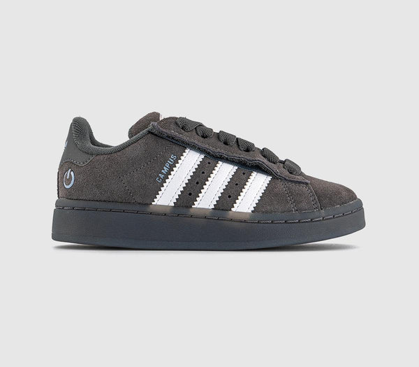Kids adidas Campus Led Light Trainers Black Grey White Uk Size 12 Youth