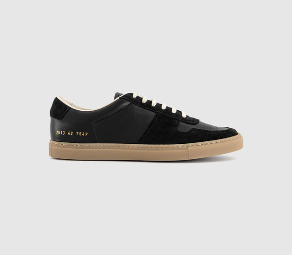 Common Projects Bball Slim Gum Sole Sneakers Black