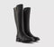 Womens OFFICE Kayla Zip Detail Knee High Boots Black