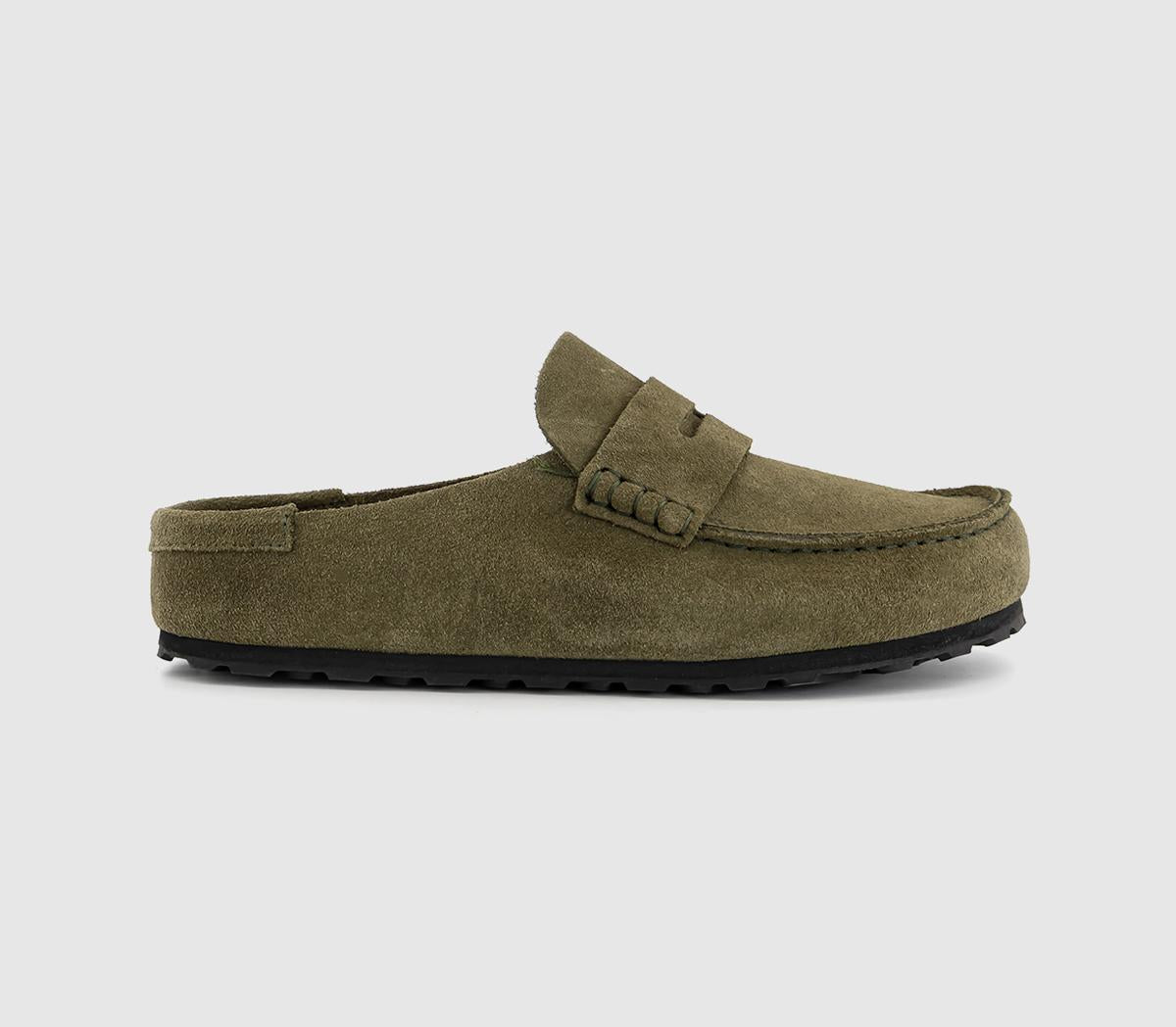 Womens BIRKENSTOCK Naples Wrapped Loafers Thyme