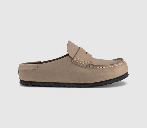 Womens BIRKENSTOCK Naples Wrapped Clogs Tobacco Leoi