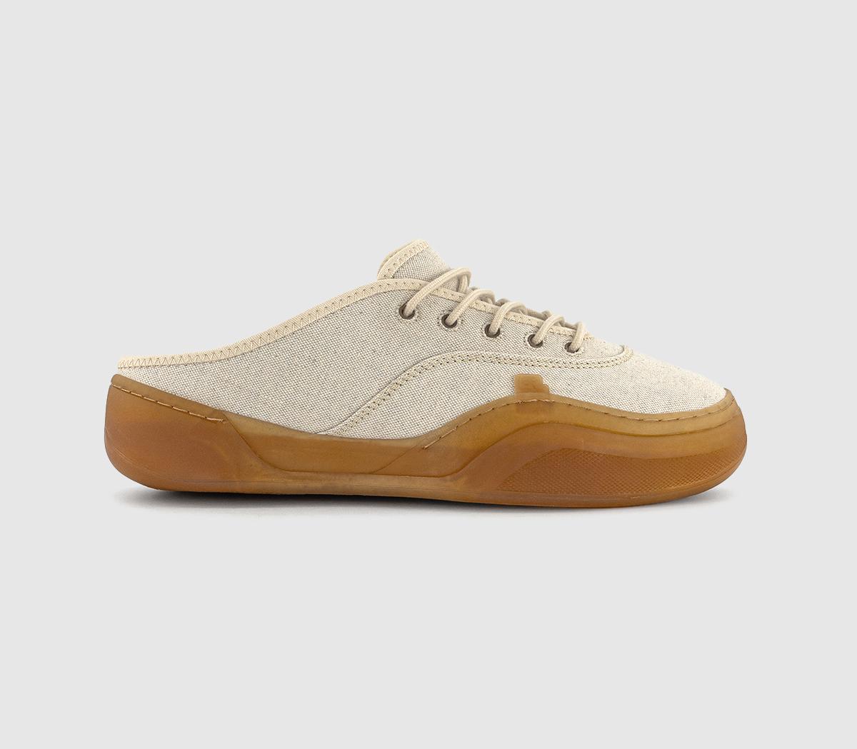 Comme Des Garcons Camino Low Skate Mule Dirty White