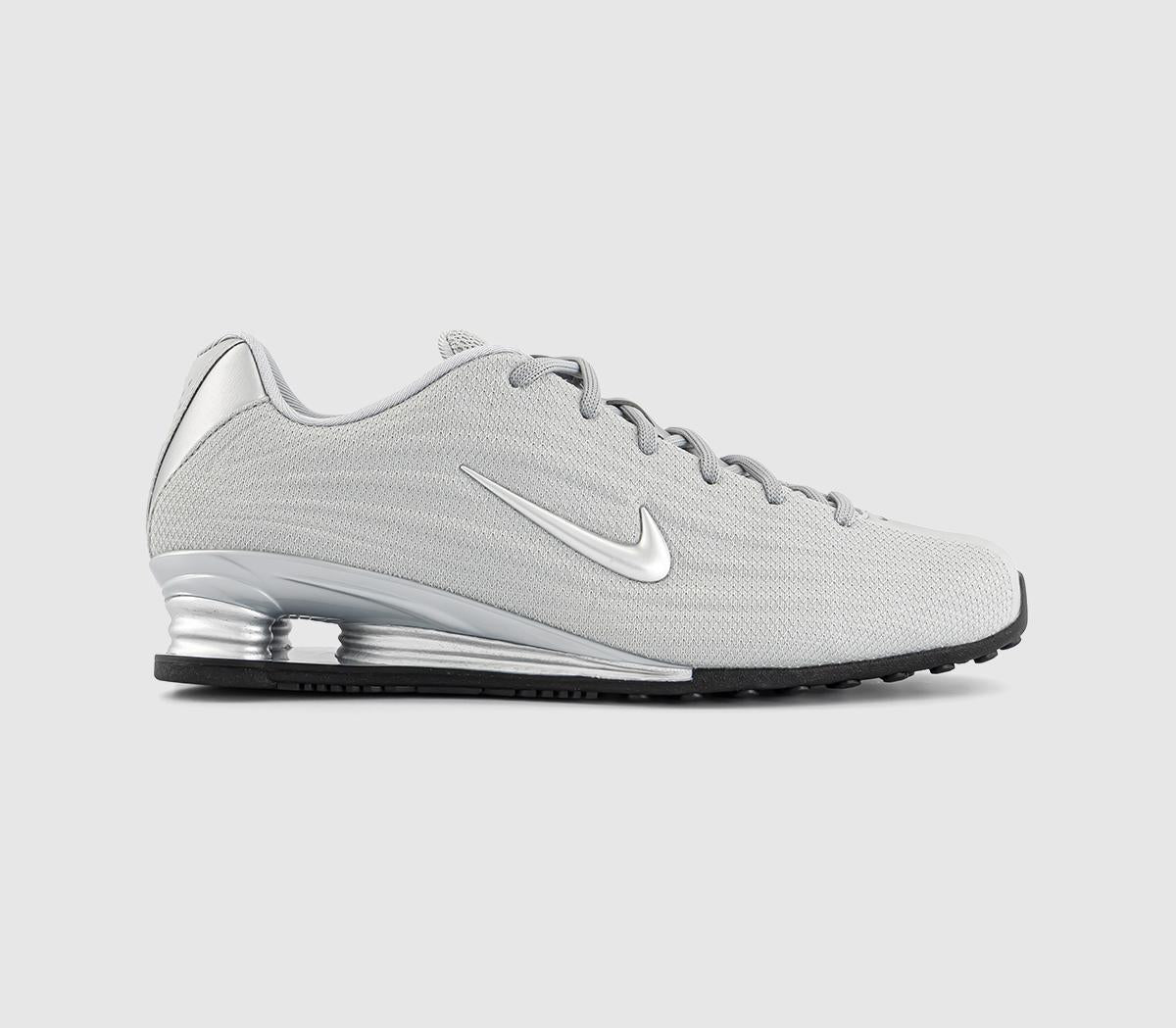 Nike Shox Z Trainers Silver Silver Black Metallic Silver - OFFCUTS SHOES by OFFICE
