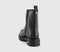 Womens OFFICE Ariel Cleated Chelsea Boots Black Leather