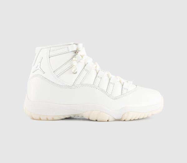 Jordan Air Jordan 11 Retro Trainers Sail Pearl Greywhite Mtlc Silver