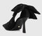 Womens OFFICE Heist Bow Back Court Heels Black