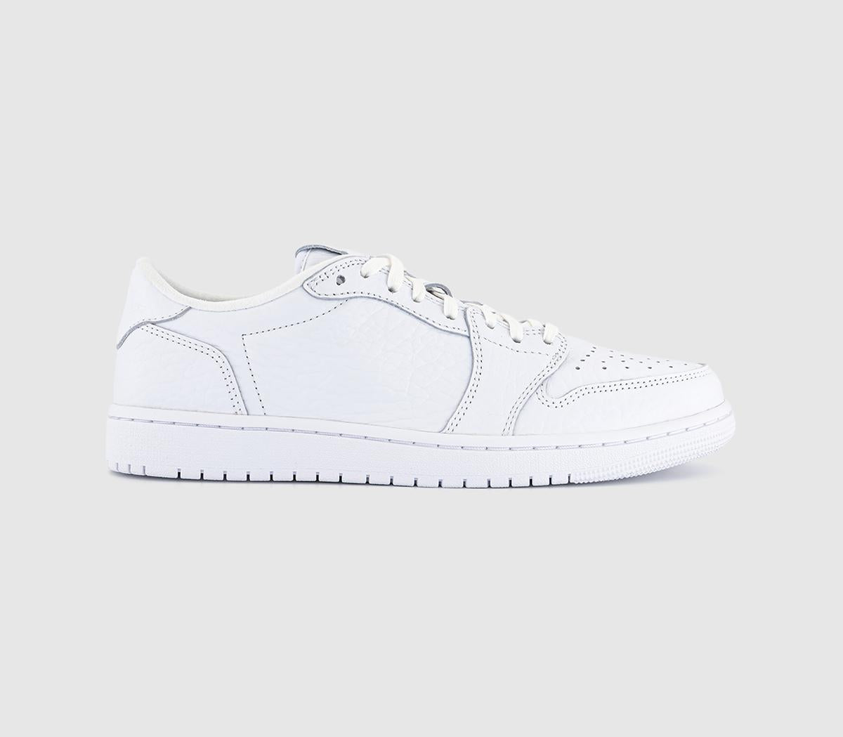 Jordan Air Jordan 1 Retro Low No Swoosh Trainers White White White