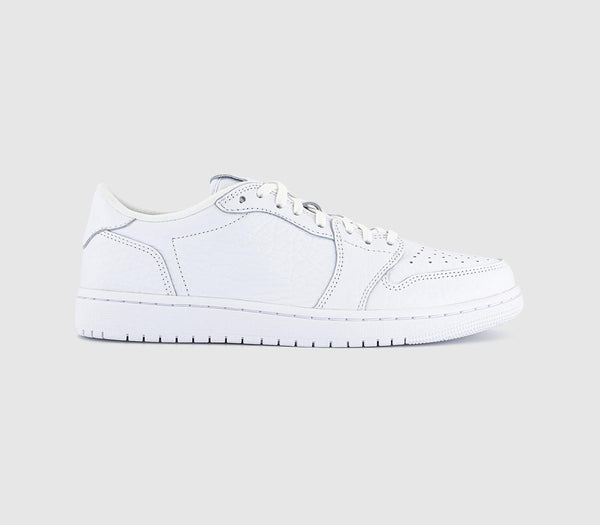 Jordan Air Jordan 1 Retro Low No Swoosh Trainers White White White