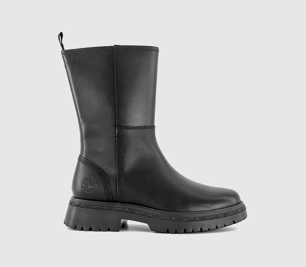 Womens Timberland Cambria Valley Tall Boots Black Full Grain