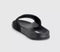 Mens OFFICE Textured Overlay Sliders Black