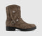 Womens Blowfish Malibu Dallas Buckle Boots Dark Brown