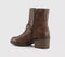 Womens Blowfish Malibu Maeve Double Strap Boots Whisky Brown