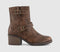 Womens Blowfish Malibu Maeve Double Strap Boots Whisky Brown