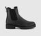 Womens Blowfish Malibu Dover Fur Lined Chelsea Boots Black