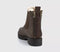 Womens Blowfish Malibu Dover Fur Lined Chelsea Boots Dark Brown