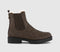 Womens Blowfish Malibu Dover Fur Lined Chelsea Boots Dark Brown