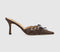Womens Tony Bianco Shae Mule Heels Espresso Suede - OFFCUTS SHOES by OFFICE