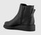 Womens Blowfish Malibu Kali Fur Lined Chelsea Boots Black