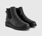 Womens Blowfish Malibu Kali Fur Lined Chelsea Boots Black