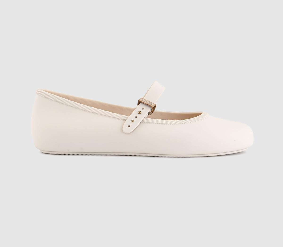 Womens Melissa Soft Ballet Pumps Beige