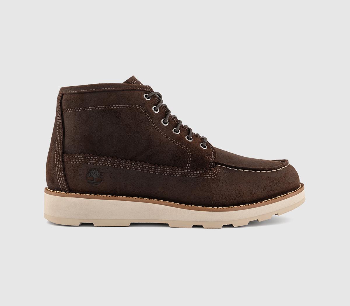 Mens Timberland Britton Mills Chukka Boots Dark Brown Suede