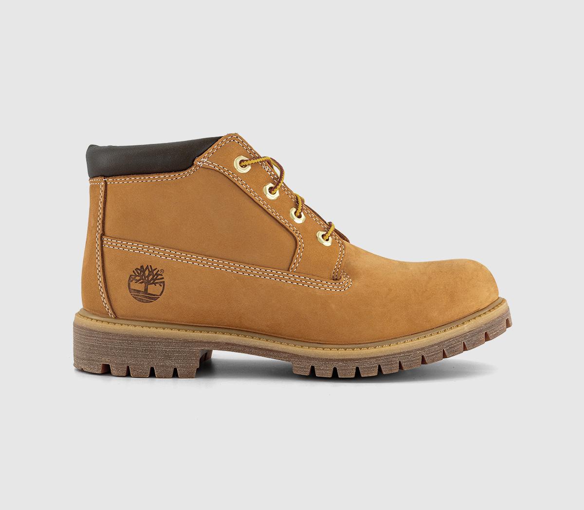 Mens Timberland Premium Chukka Boots Wheat Nubuck