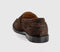 Mens OFFICE Melbourne Monk Strap Loafers Brown Suede
