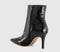 OFFICE Alexis Heel Ankle Boots Black Leather