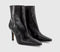 OFFICE Alexis Heel Ankle Boots Black Leather