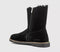 Womens BIRKENSTOCK Uppsala Zip Shearling Boots Black