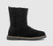 Womens BIRKENSTOCK Uppsala Zip Shearling Boots Black