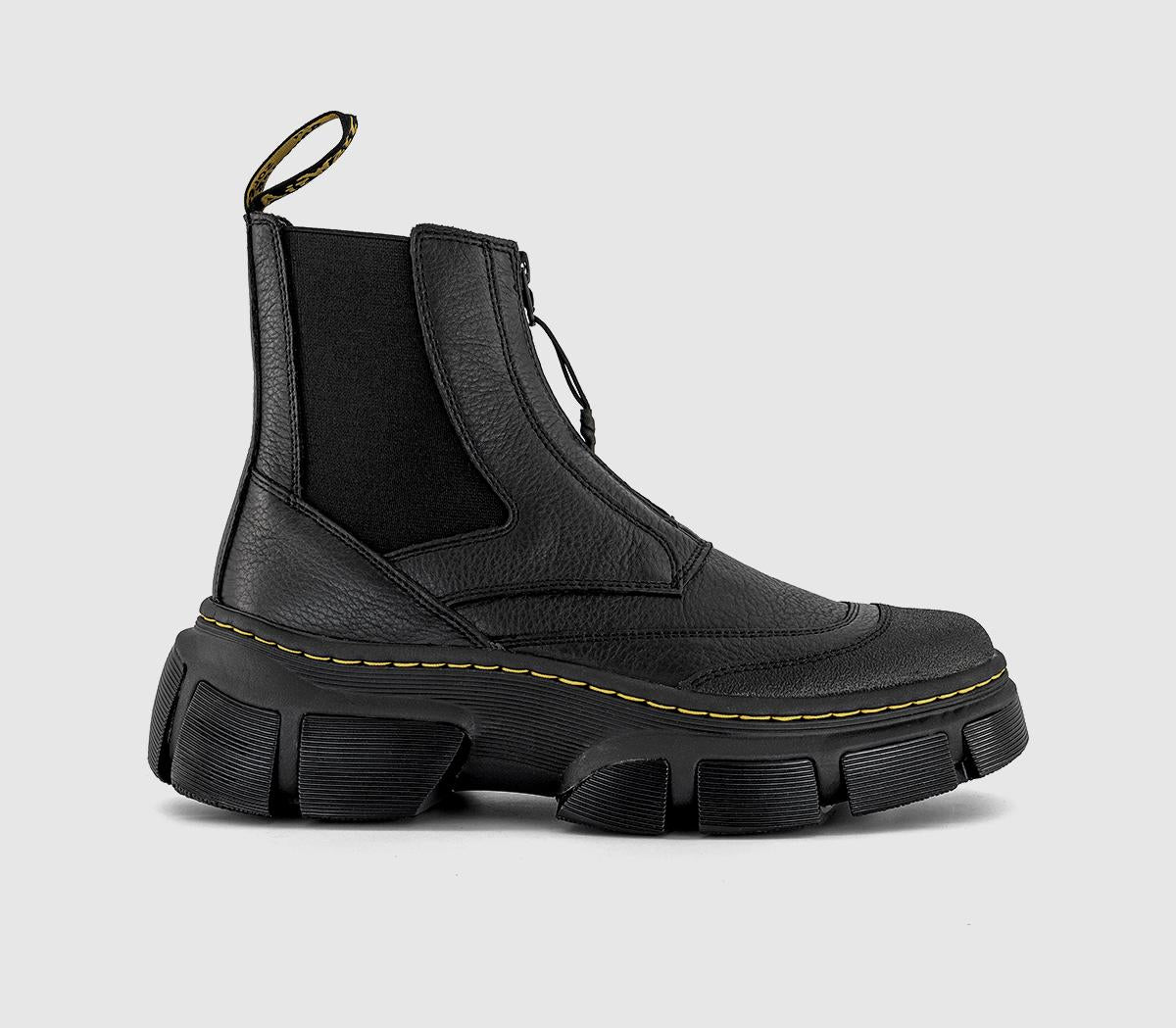 Mens Dr. Martens Dmxl Zip Chelsea Boot Black Lunar