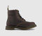 Mens Dr. Martens Dm 8 Eye Wool Lined Lace Boots Dark Brown Grizzly - OFFCUTS SHOES by OFFICE