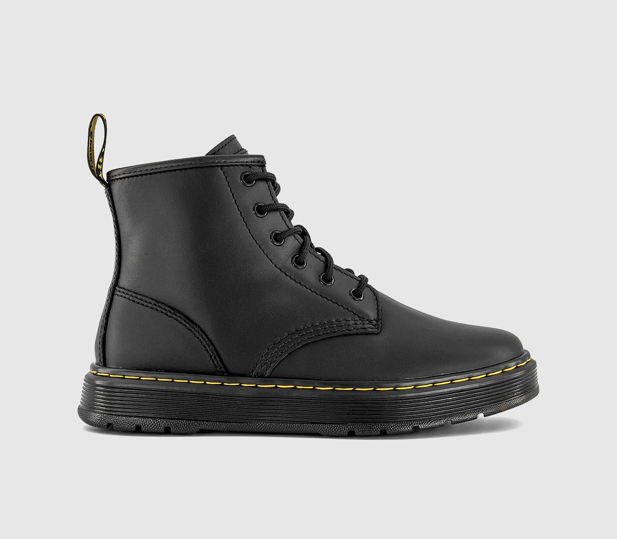 Mens Dr. Martens Brookline Chukka 6 Eye Boots Black Lusso
