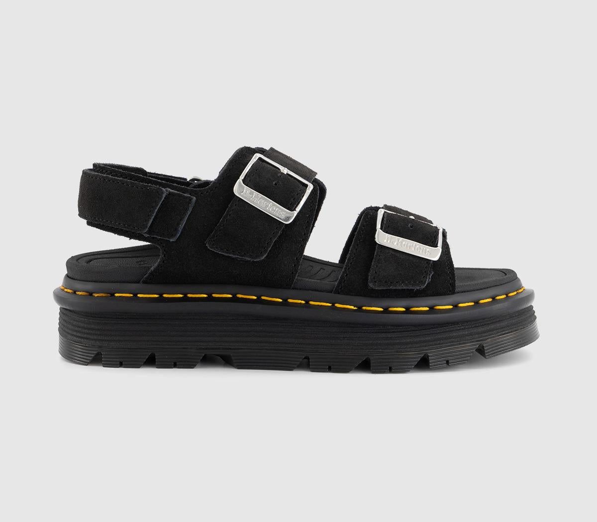 Odd Sizes - Womens Dr. Martens Zebzag Sandals Black - UK Sizes Right5/Left 6