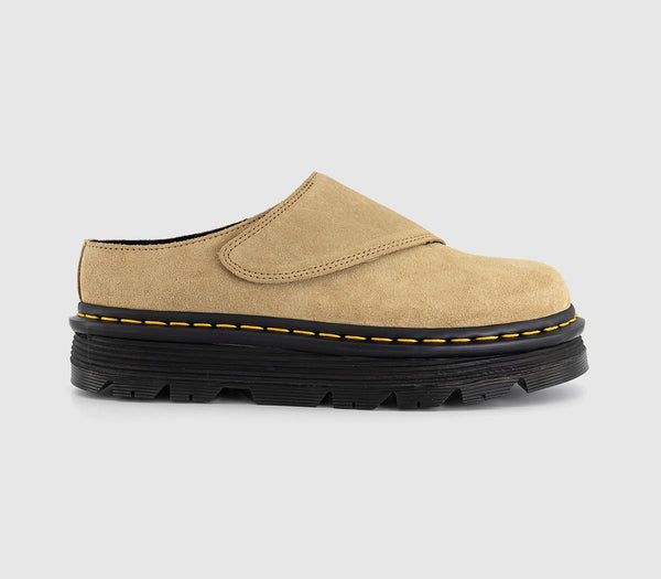 Womens Dr. Martens Zebzag Anywair Mules Savannah Tan