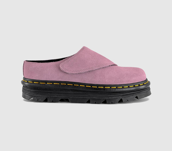 Womens Dr. Martens Zebzag Anywair Mules Dusty Rose Suede