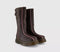Womens Dr. Martens Buzz Hi Boots Dark Brown Wyoming