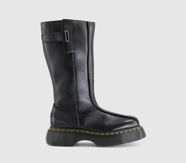Womens Dr. Martens Buzz Hi Boots Black Gloss