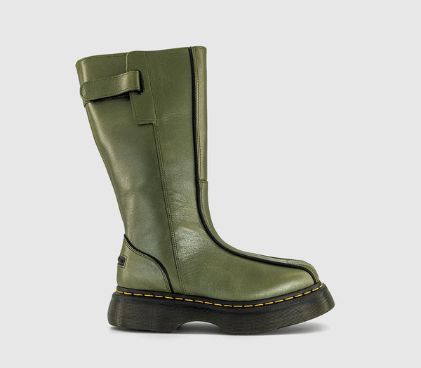 Womens Dr. Martens Buzz Hi Boot Olive Green Eclipse