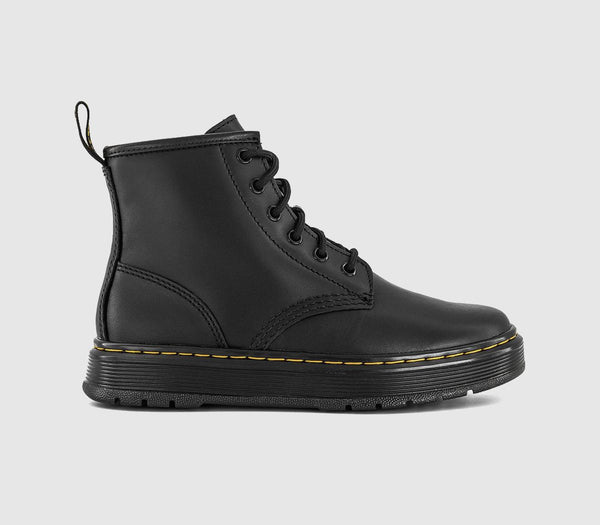 Womens Dr. Martens Brookline Chukka 6 Eye Boots Black Lusso