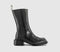 Womens Dr. Martens Maybole Hi Boots Black Distressed Patent