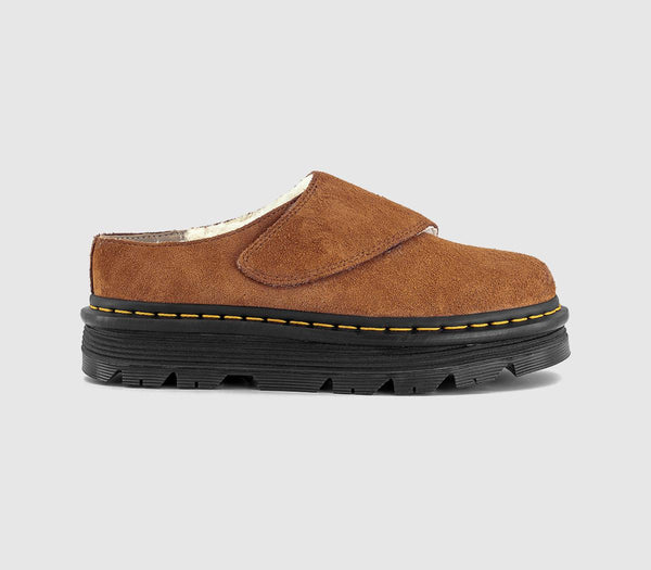 Womens Dr. Martens Zebzag Anywair Mules Desert Brown Bronx Suede Uk Size 6