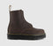 Womens Dr. Martens Zebzag Laceless Boots Dark Brown Wyoming - OFFCUTS SHOES by OFFICE