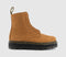 Womens Dr. Martens Zebzag Laceless Wool Lined Boots Desert Brown Milled Nubuck Wp