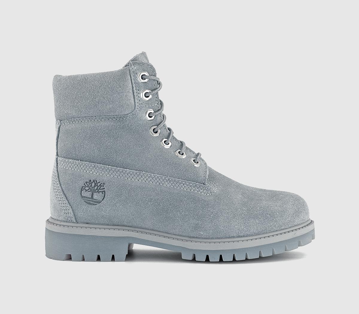 Timberland X Ice Studios 6 Inch Boots Grey Suede